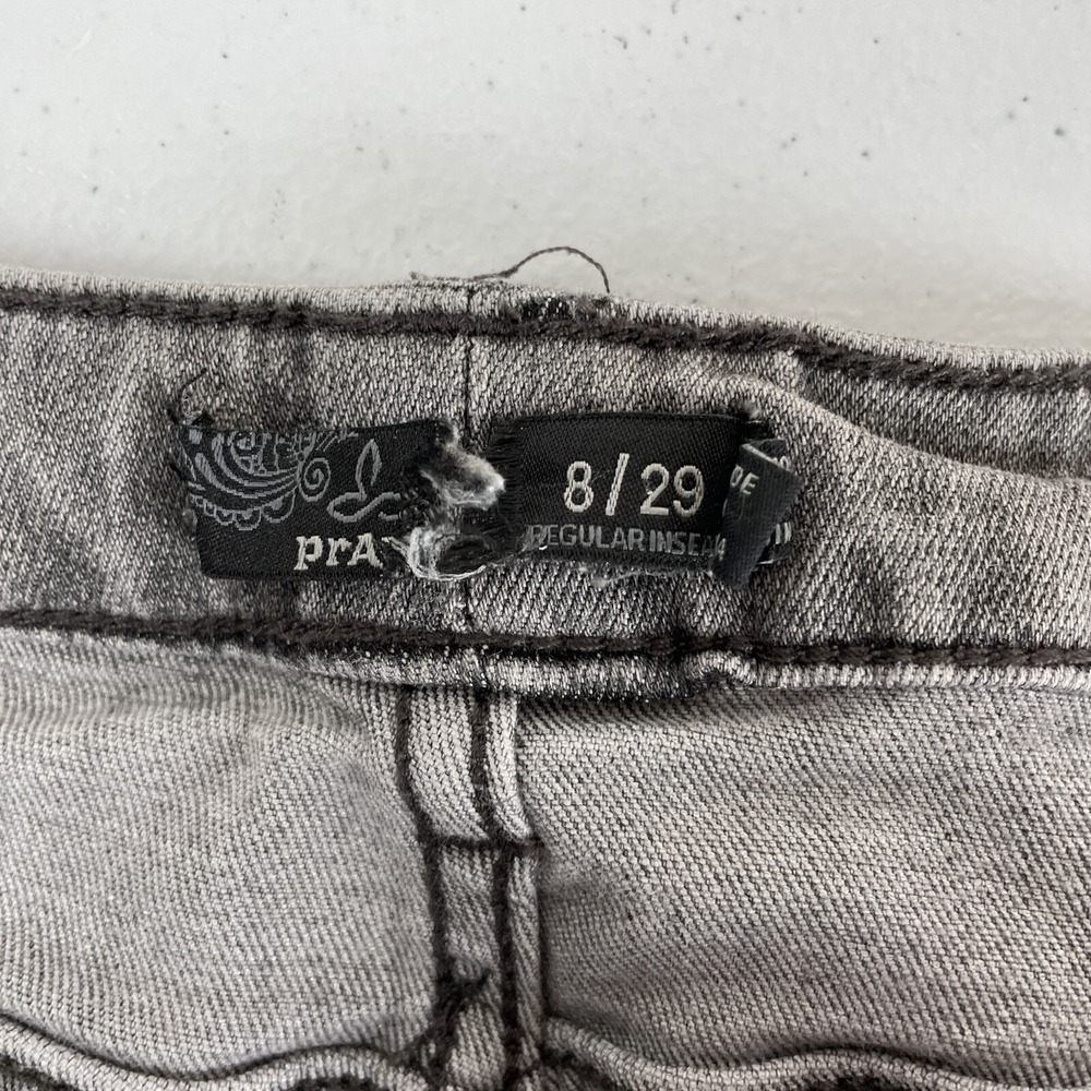 Prana Women’s Skinny Jeans in Light Gray - Picture 4 of 9